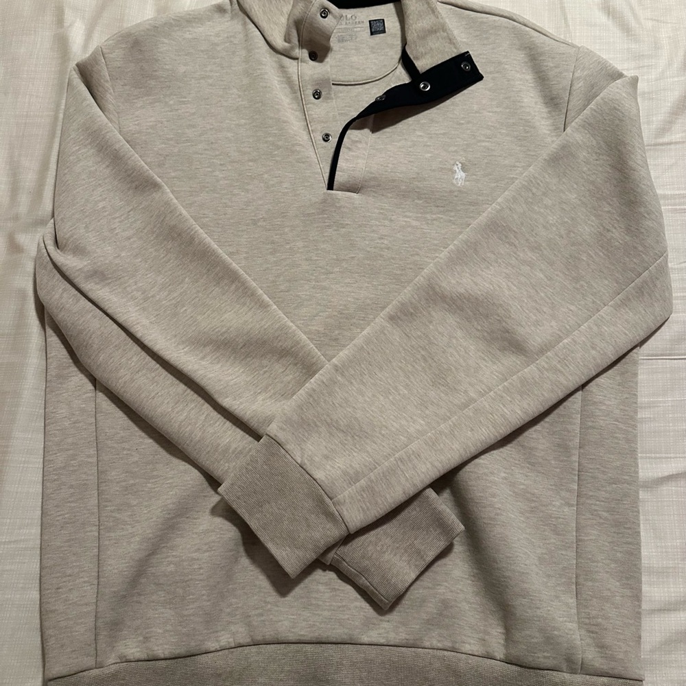 Polo Ralph Lauren Light Gray Crewneck Sweater - Medium